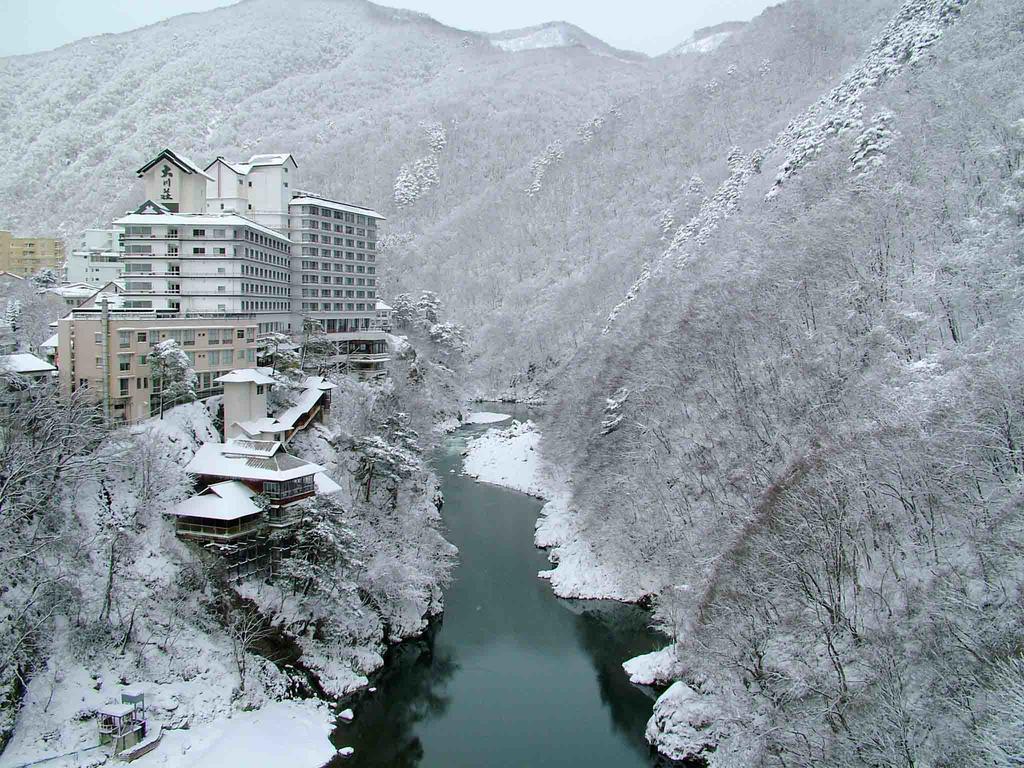 Ookawaso Hotel Aizuwakamatsu Buitenkant foto