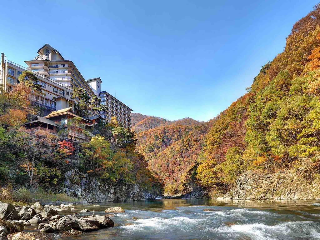 Ookawaso Hotel Aizuwakamatsu Buitenkant foto