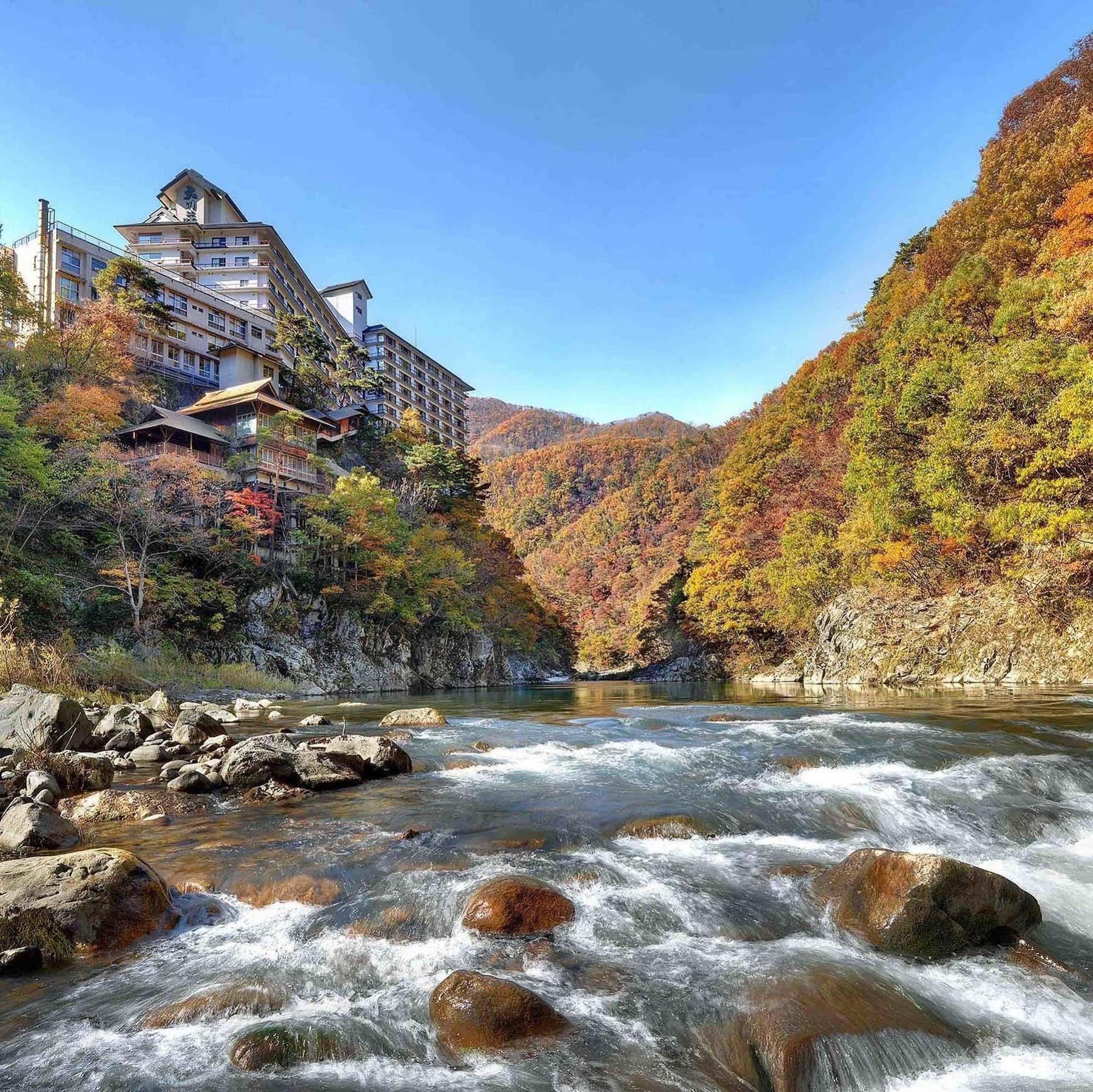 Ookawaso Hotel Aizuwakamatsu Buitenkant foto